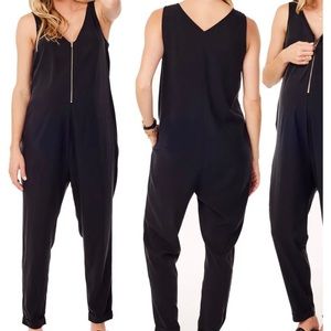 Ingrid and Isabel zip front maternity jumpsuit
